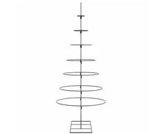 | Metalinis Kalėdų medis | 180 cm Milteliniu būdu padengtas plienas