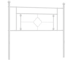 Metalinis galvūgalis, baltos spalvos, 107cm