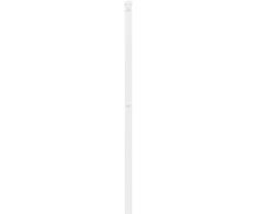 Metalinis galvūgalis, baltos spalvos, 107cm