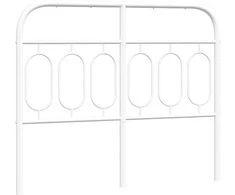 Metalinis galvūgalis, baltos spalvos, 120cm