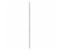 Metalinis galvūgalis, baltos spalvos, 120cm