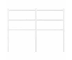 Metalinis pakaitinis galvūgalis, baltos spalvos, 120cm