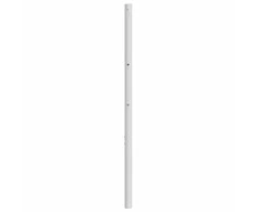 Metalinis galvūgalis, baltos spalvos, 135cm