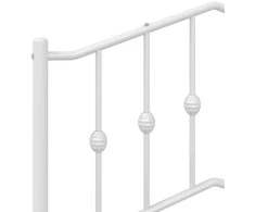 Metalinis galvūgalis, baltos spalvos, 150cm