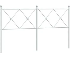 Metalinis pakaitinis galvūgalis, baltos spalvos, 150cm