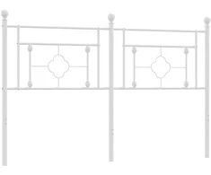 Metalinis pakaitinis galvūgalis, baltos spalvos, 160cm