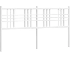 Metalinis pakaitinis galvūgalis, baltos spalvos, 160cm