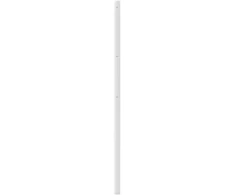 Metalinis galvūgalis, baltos spalvos, 160cm
