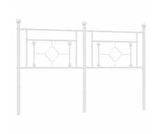 Metalinis pakaitinis galvūgalis, baltos spalvos, 160cm