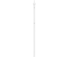 Metalinis pakaitinis galvūgalis, baltos spalvos, 180cm