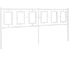 Metalinis pakaitinis galvūgalis, baltos spalvos, 180cm