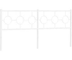 Metalinis galvūgalis, baltos spalvos, 180cm