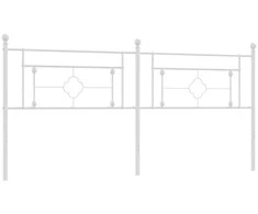 Metalinis galvūgalis, baltos spalvos, 193cm