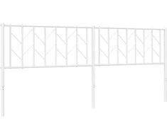 Metalinis pakaitinis galvūgalis, baltos spalvos, 200cm