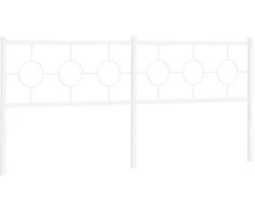 Metalinis galvūgalis, baltos spalvos, 200cm