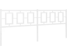 Metalinis galvūgalis, baltos spalvos, 200cm
