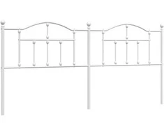 Metalinis galvūgalis, baltos spalvos, 200cm