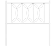 Metalinis pakaitinis galvūgalis, baltos spalvos, 75cm