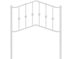 Metalinis galvūgalis, baltos spalvos, 80cm