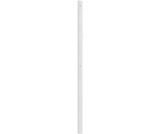 Metalinis galvūgalis, baltos spalvos, 90cm