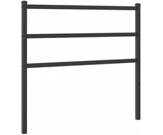 Metalinis pakaitinis galvūgalis, juodos spalvos, 107cm
