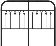 Metalinis galvūgalis, juodos spalvos, 120cm