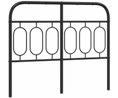 Metalinis pakaitinis galvūgalis, juodos spalvos, 120cm