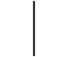 Metalinis galvūgalis, juodos spalvos, 120cm