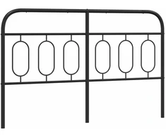 Metalinis pakaitinis galvūgalis, juodos spalvos, 150cm