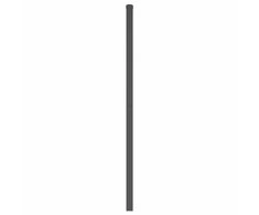 Metalinis galvūgalis, juodos spalvos, 180cm