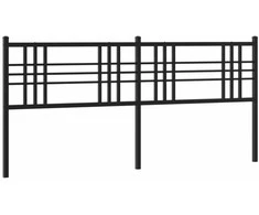 Metalinis pakaitinis galvūgalis, juodos spalvos, 193cm