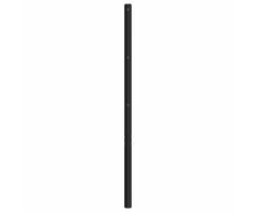 Metalinis galvūgalis, juodos spalvos, 193cm