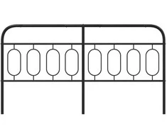 Metalinis pakaitinis galvūgalis, juodos spalvos, 193cm