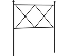 Metalinis galvūgalis, juodos spalvos, 75cm
