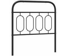 Metalinis pakaitinis galvūgalis, juodos spalvos, 80cm