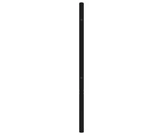 Metalinis galvūgalis, juodos spalvos, 90cm