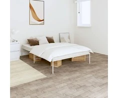 Lova Metalinis lovos rėmas, baltos spalvos, 135x190cm