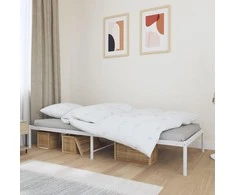 Lova Metalinis lovos rėmas, baltos spalvos, 90x200cm