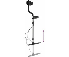 Metalo detektorius, 20cm aptikimo gylis, LCD ekranas