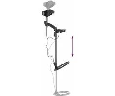 Metalo detektorius 24cm, paieškos gylis, LCD ekranas