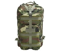 Militaristinio stiliaus kuprinė, 50l, kamufliažo spalvos