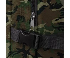 Militaristinio stiliaus kuprinė, 65 l, kamufliažo spalvos