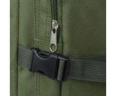 Militaristinio stiliaus kuprinė, 65 l, žalia