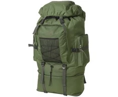 Militaristinio stiliaus kuprinė, žalia, XXL, 100 l