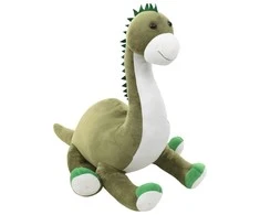 Minkštas žaislinis dinozauras-Brontozauras, žalias, pliušinis