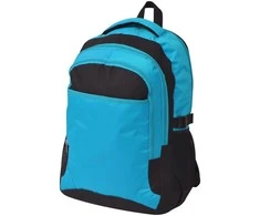Mokyklinė kuprinė, 40 l, juoda ir mėlyna