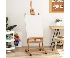 Molbertas-stovas, 55x53,5x178cm, bukmedžio medienos masyvas