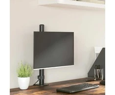 Monitoriaus laikiklis, juodos spalvos, plienas, VESA 75/100mm