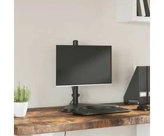 Monitoriaus laikiklis, juodos spalvos, plienas, VESA 75/100mm
