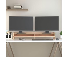 Laikiklis Monitoriaus stovas, 100x24x16cm, pušies medienos masyvas